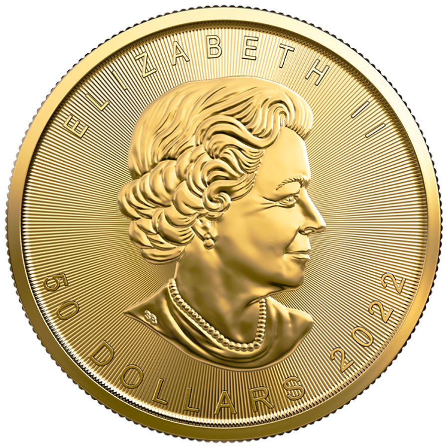 1 oz Gold Canadian Maple Leaf Coin!